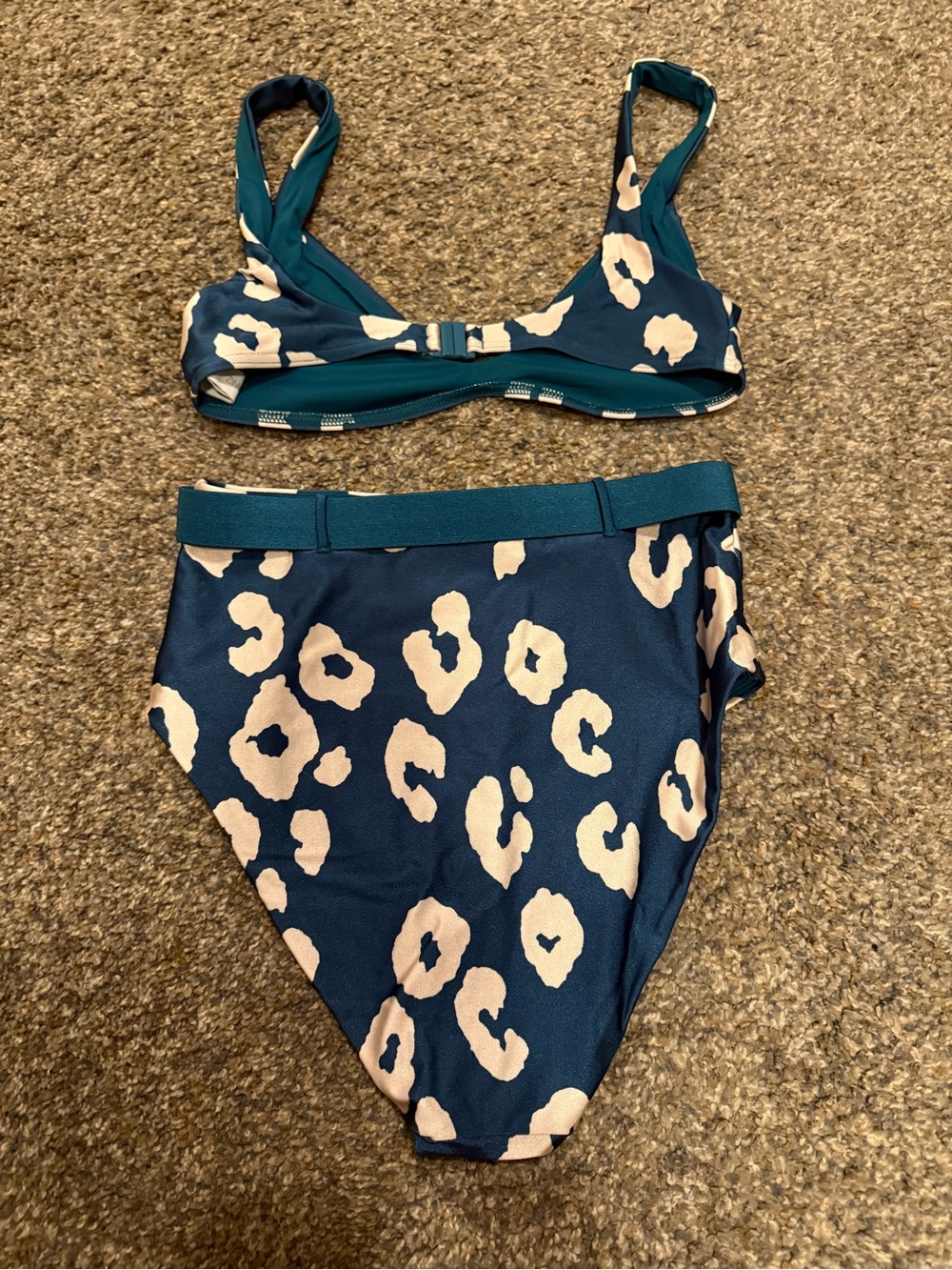 ZIMMERMANN High-Waist Leopard Print ‘Shelly” Bikini Set Sz 4-6 $575 - Picture 7 of 8